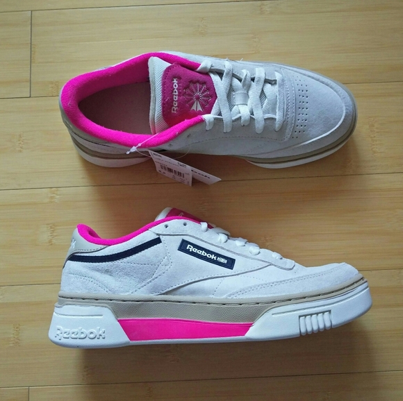 -NEW- Reebok Club C Stacked Sneakers - Picture 9 of 16